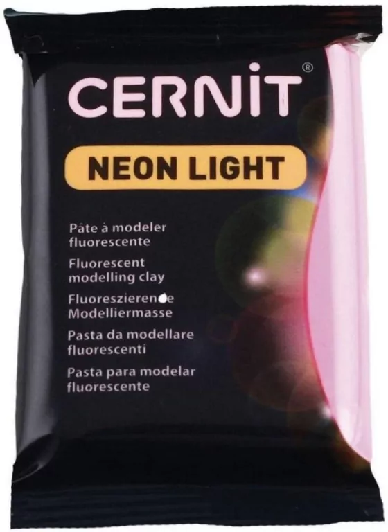 Modelina neonowa fuksjowa 56g - tantis.pl