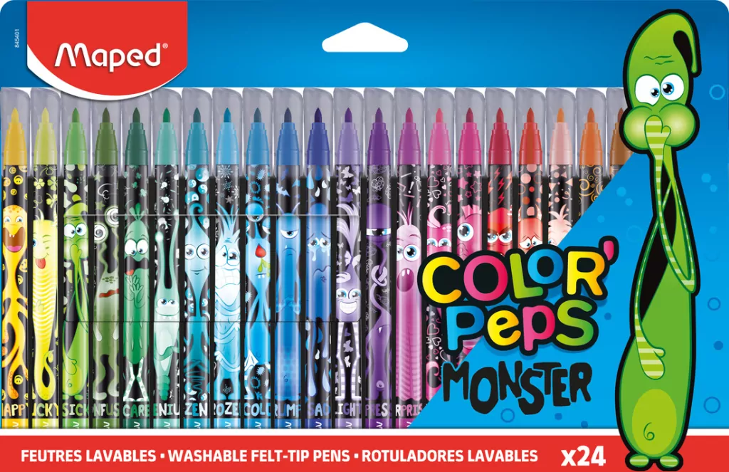 Flamastry Colorpeps Monster 24 kolory - tantis.pl
