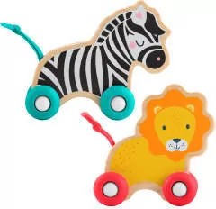 Fisher Price Zwierzątka drewniane do pchania - tantis.pl