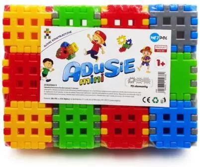 Klocki konstrukcyjne Adusie Mini 72 elementy - tantis.pl