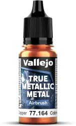 Vallejo: 77.164 - True Metallic Metal - Airbrush - Ancient Copper (18 ml)