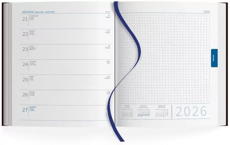 Kalendarz 2026 B5 tygodniowy z notesem MIX - tantis.pl