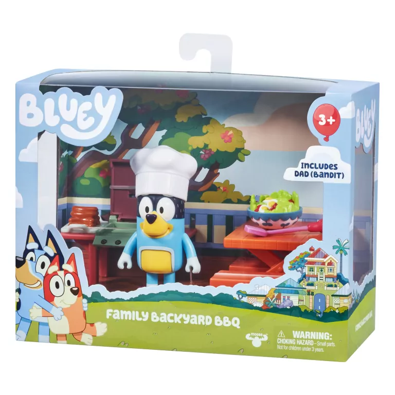 Zestaw grill z figurką. Bluey - tantis.pl