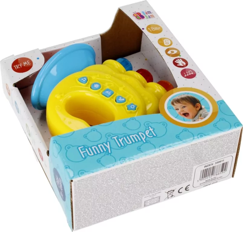 Bam Bam zabawna trąbka - tantis.pl