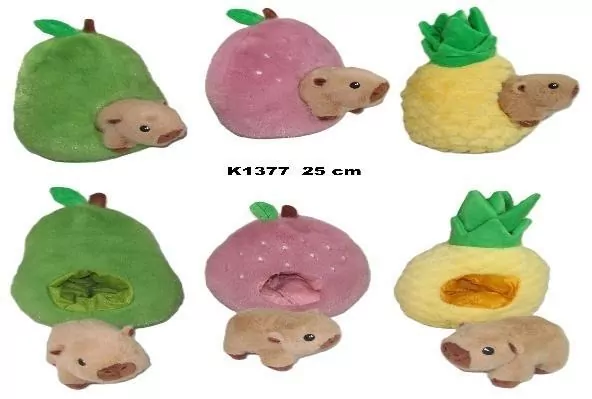 Kapibara z owocowym domkiem 25cm MIX - tantis.pl