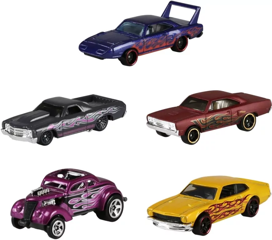 Hot Wheels. Pięciopak aut 1:64. Mix - tantis.pl