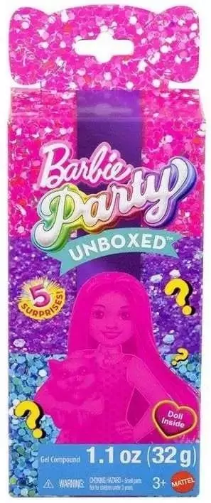 Barbie Party Unboxed Glam Party Chelsea mix - tantis.pl