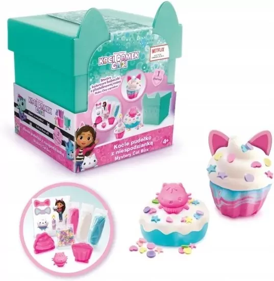 Epee. Koci Domek Gabi. Kocie pudełko z niespodzianką. Zielone plastelinowa masa 600714 - tantis.pl