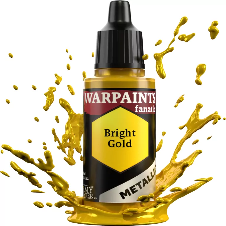 The Army Painter: Warpaints - Fanatic - Metallic - Bright Gold - tantis.pl