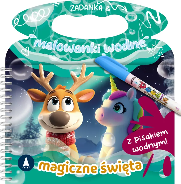 Zadanka & malowanki wodne. Magiczne święta - tantis.pl
