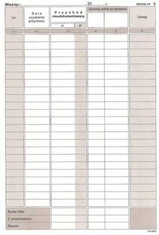 Ewidencja sprzedaży K4 - tantis.pl