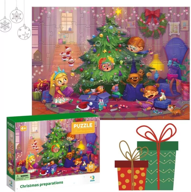 Puzzle 60. Christmas preparations - tantis.pl