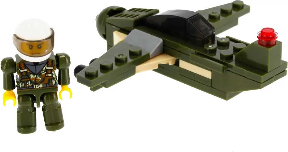 Klocki konstrukcyjne Alleblox Military Force 63-64 elementy, mix - tantis.pl