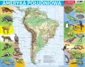 Puzzle ramkowe. Ameryka Płd fizyczna - tantis.pl