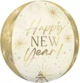 Balon foliowy kula gold New Year 38cm - tantis.pl