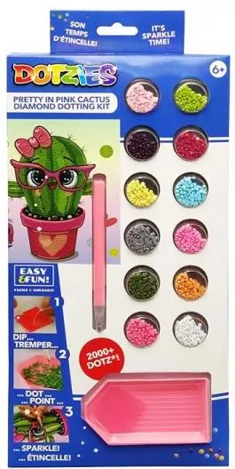Diamond Dotz - Pretty In Pink Cactus - tantis.pl