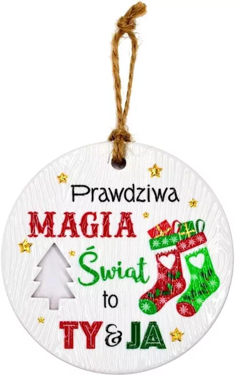 Zawieszka ceramiczna Boże Narodzenie - tantis.pl