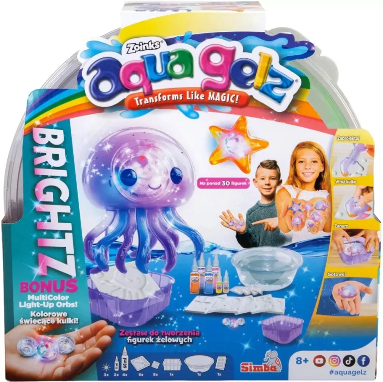 Aqua Gelz Deluxe Brightz świecące piłki - tantis.pl