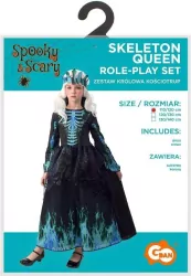 Strój dla dzieci Królowa Kościotrup rozm. 110/120