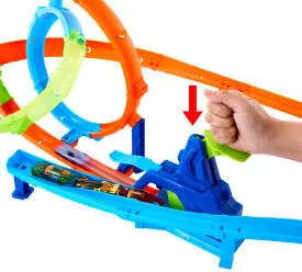 Hot Wheels Stunt Tracks Tor wyścigowy Rajdowy - tantis.pl