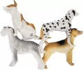 Figurki psy 23x27x3, mix - tantis.pl