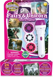 Latarka i projektor Brainstorm . Wróżka i jednorożec