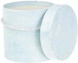 Pudełko Flower Box jasnoniebieski ROZETTE