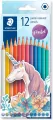 Kredki sześciokątne Pastel 12 kolorów STAEDTLER - tantis.pl