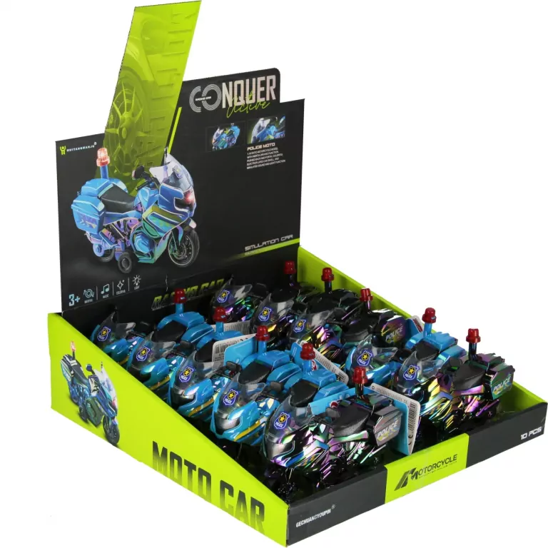 MOTOCYKL DZ/SW P/B 16CM MIX2 MC DISP 10/120 - tantis.pl