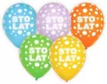 Balony Sto Lat 5szt - tantis.pl