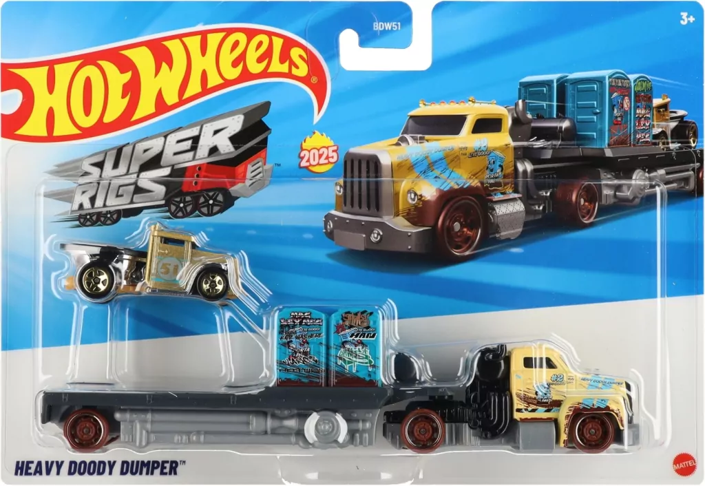 Hot Wheels Ciążarówka + Autko Rock n' Race - tantis.pl