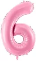 Balon foliowy 6 różowy 86cm - tantis.pl