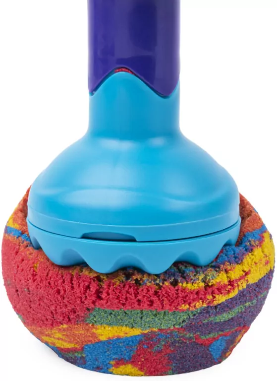 Kinetic Sand. Piasek kinetyczny. Zestaw tęczowych narzędzi - tantis.pl
