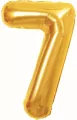 Balon foliowy B&C 7 Royal gold 85cm - tantis.pl