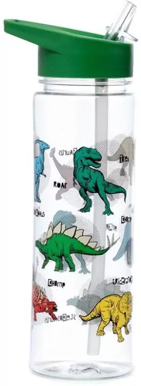 Butelka ze słomką Dinosauria 550ml - tantis.pl