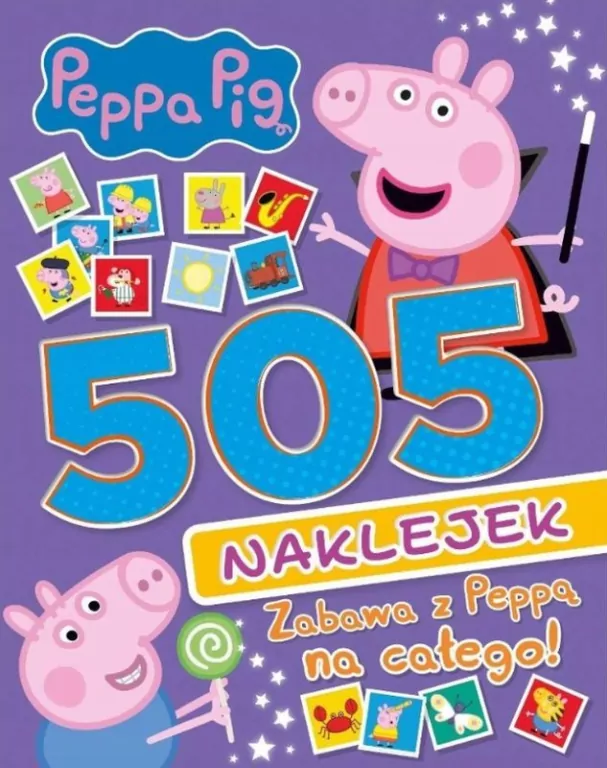 Peppa Pig 505 naklejek cz. 2 Zabawa na całego! - tantis.pl