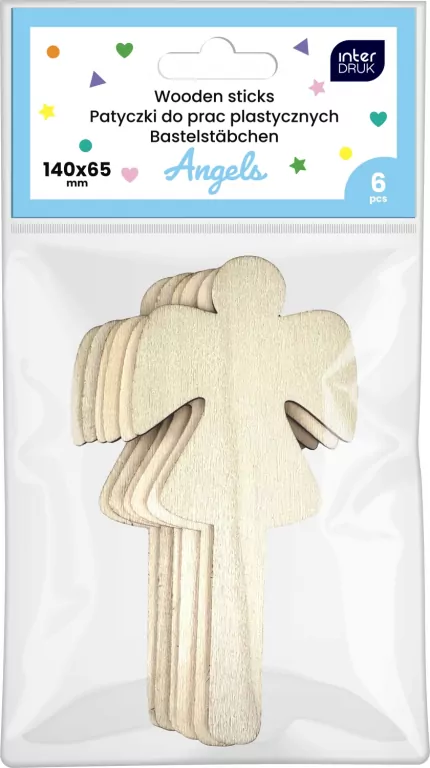 Patyczki drewniane Angels - tantis.pl