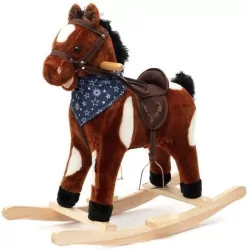 Konik na biegunach z melodią i apaszką Artur