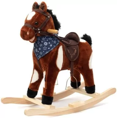 Konik na biegunach z melodią i apaszką Artur