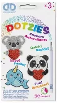 Diamond Dotz - Love You Chums naklejki - tantis.pl