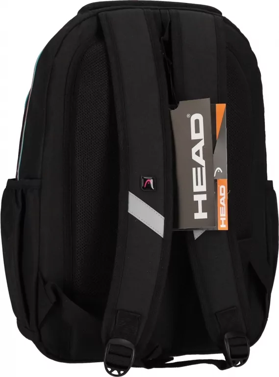 Plecak 3-komorowy Head Black Pink-Mint Astra - tantis.pl