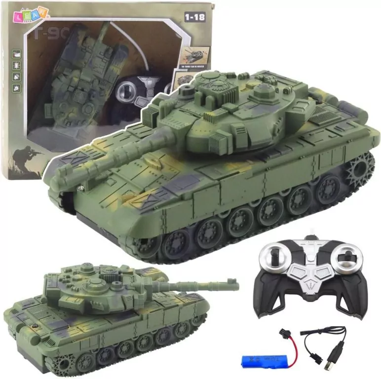 Czołg T90 R/C światło i dźwięk 1:18 - tantis.pl
