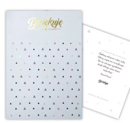 Kartka Podziękowania za współpracę V05