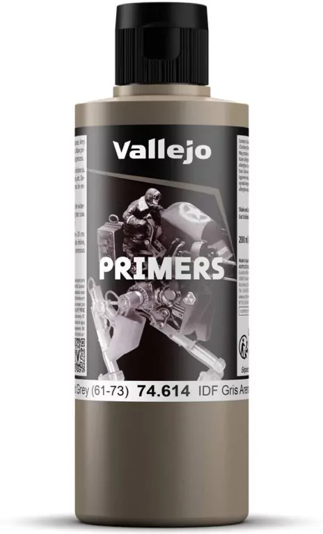 Vallejo: 74.614 - Primers - IDF Israeli Sand Grey (61-73) (200 ml) - tantis.pl