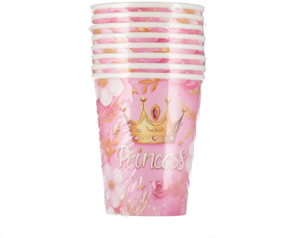 KUBEK PAP 250ML PRINCES ROZ 040801 PM OPFOL - tantis.pl