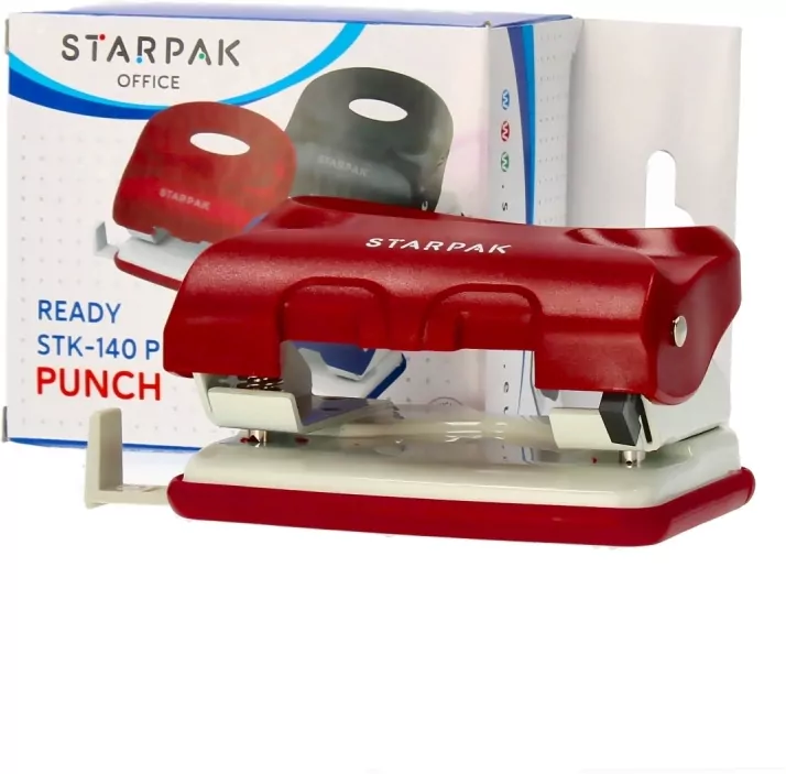 Dziurkacz ready STK-140 P bordowy - tantis.pl