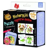 Historyjki najpierw-potem. Puzzle + książeczka - tantis.pl