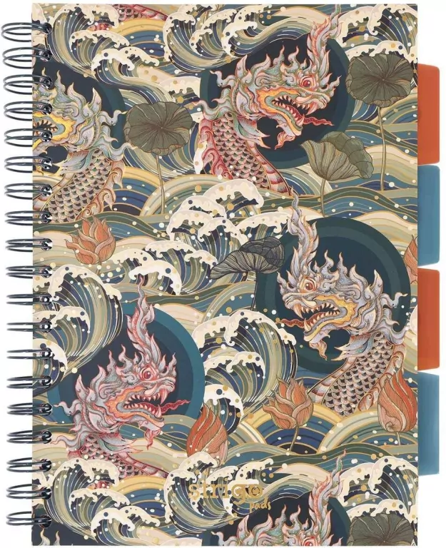 Kołozeszyt Pads B5/100K kratka Japonia Fale - tantis.pl