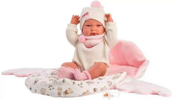 Lalka bobas Nica 40 cm. Zabawka. Llorens - tantis.pl
