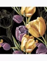 Serwetki DAISY Lunch SD 330x330 Tulipany 009502 - tantis.pl